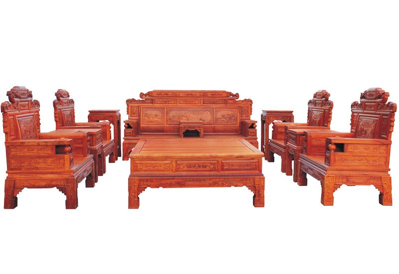 紅木沙發(fā)金玉滿堂 東陽(yáng)市魯創(chuàng)紅木家具精品展示